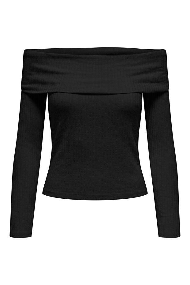 Jdyfransiska Off-Shoulder Top - L/S Cut Jrs Exp 15344029 Figure