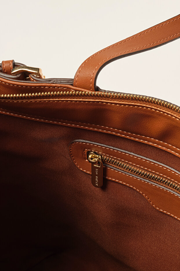 حقيبة كتف كبيرة من الجلد الطافي تابا 24FW906 - 3