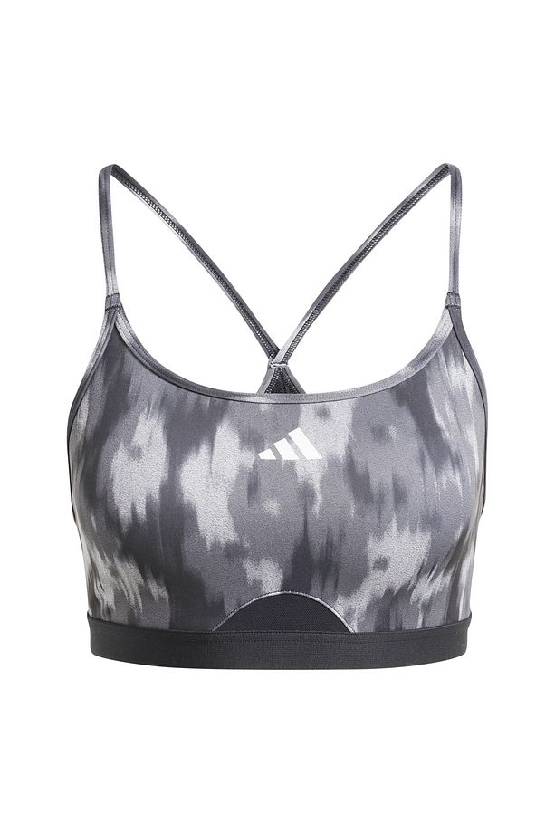 Aeroreact Training Essentials Light-Support Allover Print Sporcu Sütyeni - 6