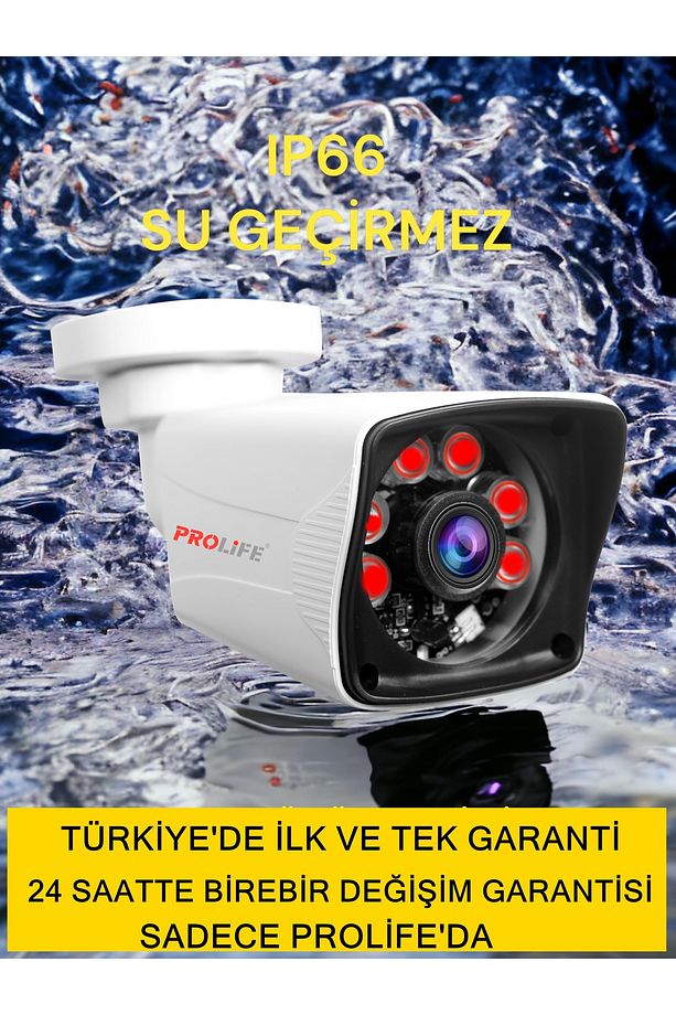 4 Kameralı 2si Iç Yapay Zeka Özellikli Yüz Tanıma Ve Araç Algılamalı 5 Mp Kuruluma Hazır Kamera Seti - 3