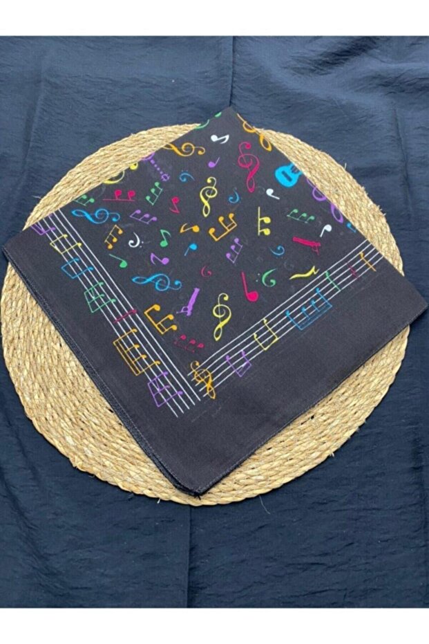 وشاح بنمط ملاحظة ملونة - 2