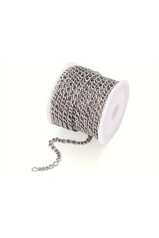 0.8 mm 5 Meters Not Tarnish Silver Color Jewelry Necklace Bracelet Chain Link Chain