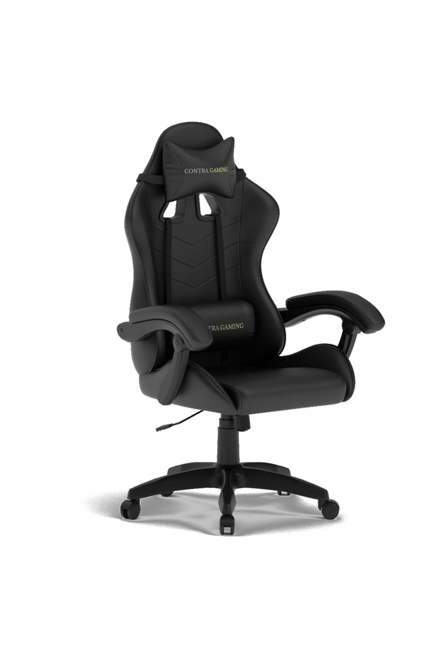 Black HYG-01 Gaming Chair for Home Study & Gaming with High Resilience Cushion