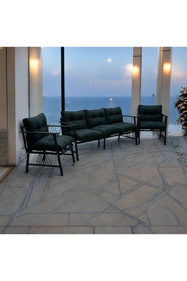 Lüx Bahçe Balkon Mobilyası , Koltuk Takımı , Cafe 3-1-1 - 8