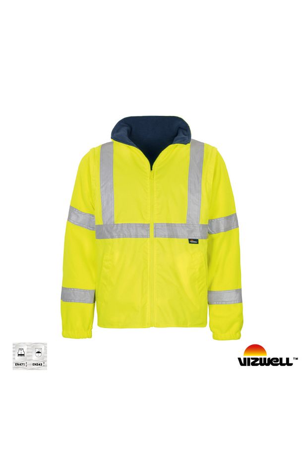 Sarı 300 D Oxford 5+1 Reflektörlü Parka 5 Farklı Kullanım Modeli - 6