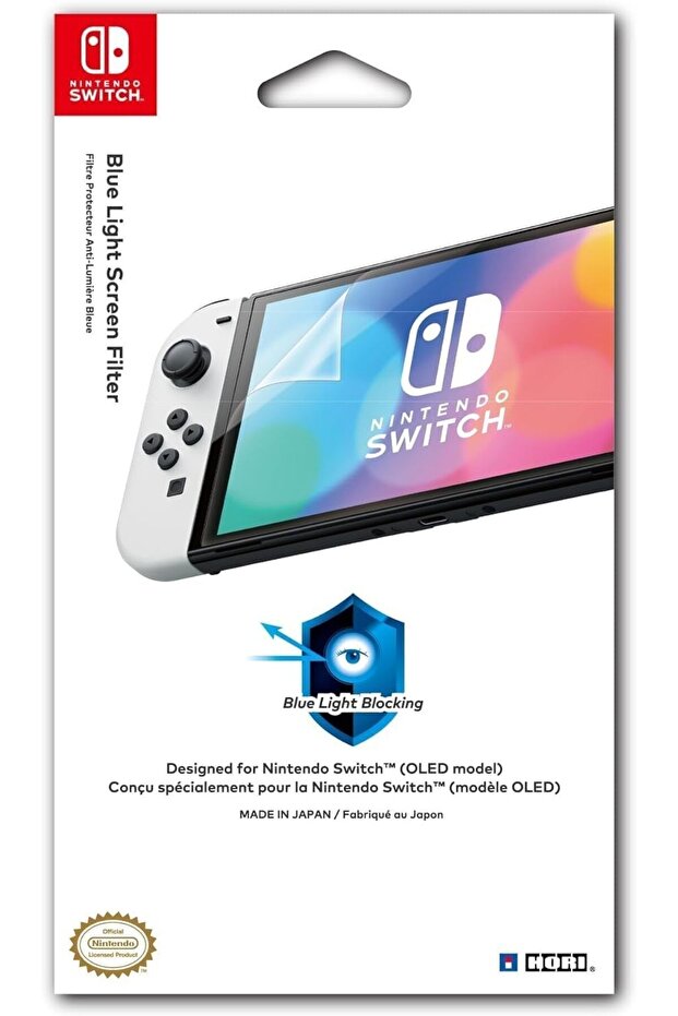 فلتر حماية الشاشة OLED للضوء الأزرق لجهاز Nintendo Switch - 1