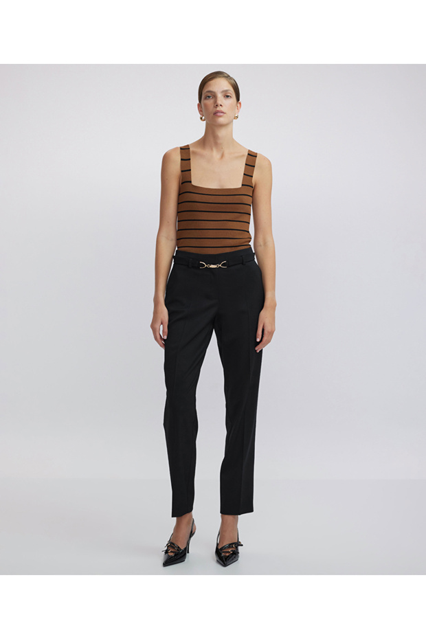 Çizgi desen triko - 2