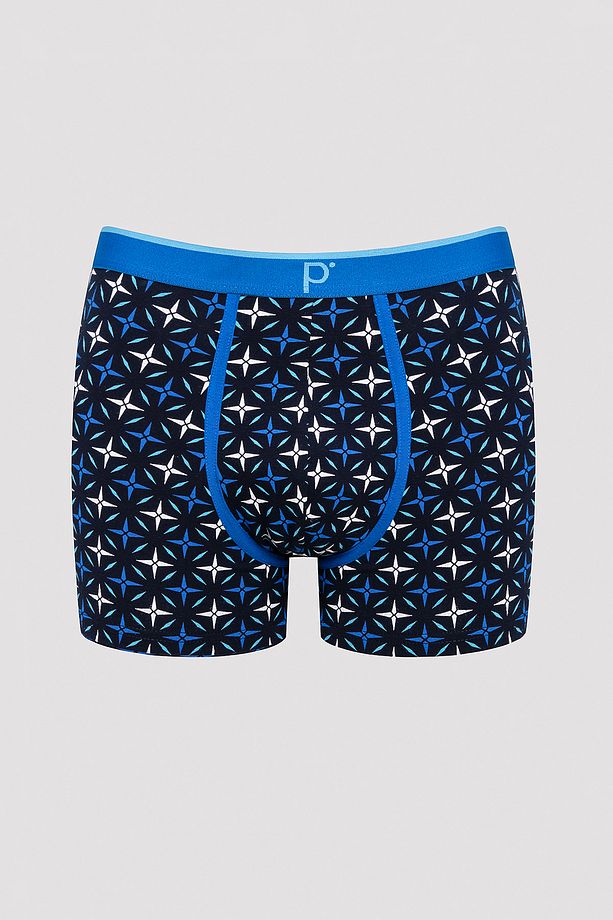Erkek Design Çok Renkli 3lü Boxer - 2