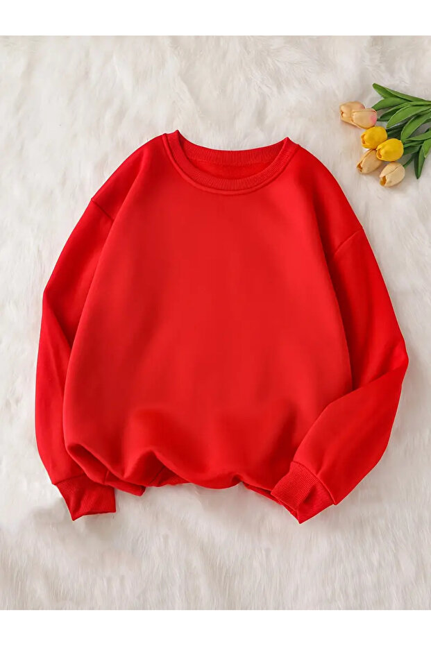 Unisex Oversize Crew Neck Sweatshirt