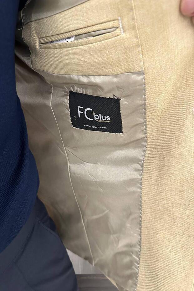 YARIM ASTAR BEJ CEKET - 4