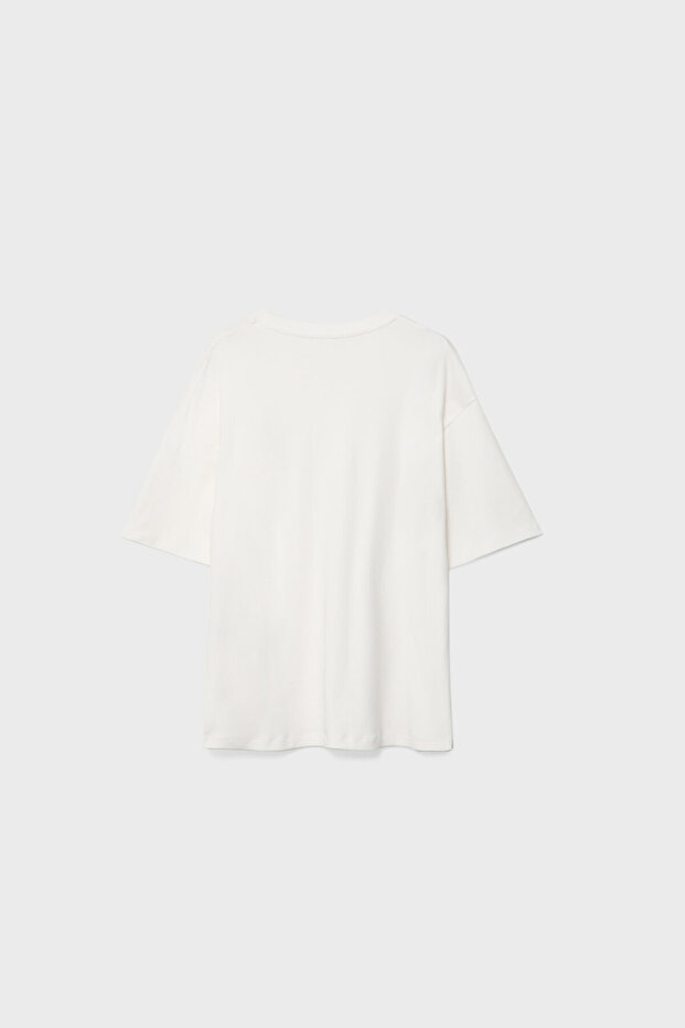 تي شيرت أساسي كبير الحجم - 6