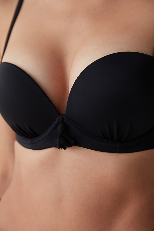 Μαύρο Basic Super Sexy Bikini Top - 3