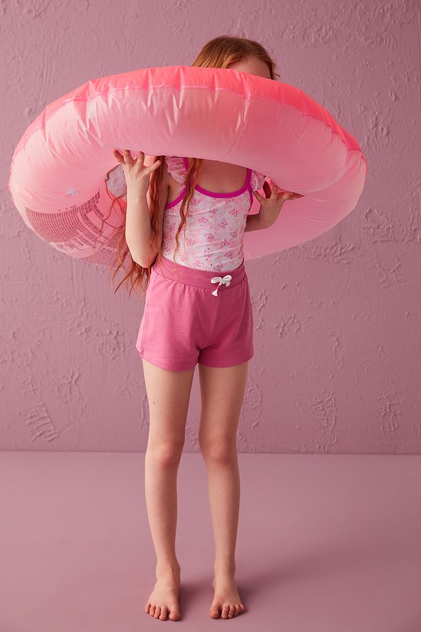 Kız Çocuk Pembe Mira Şort - 1