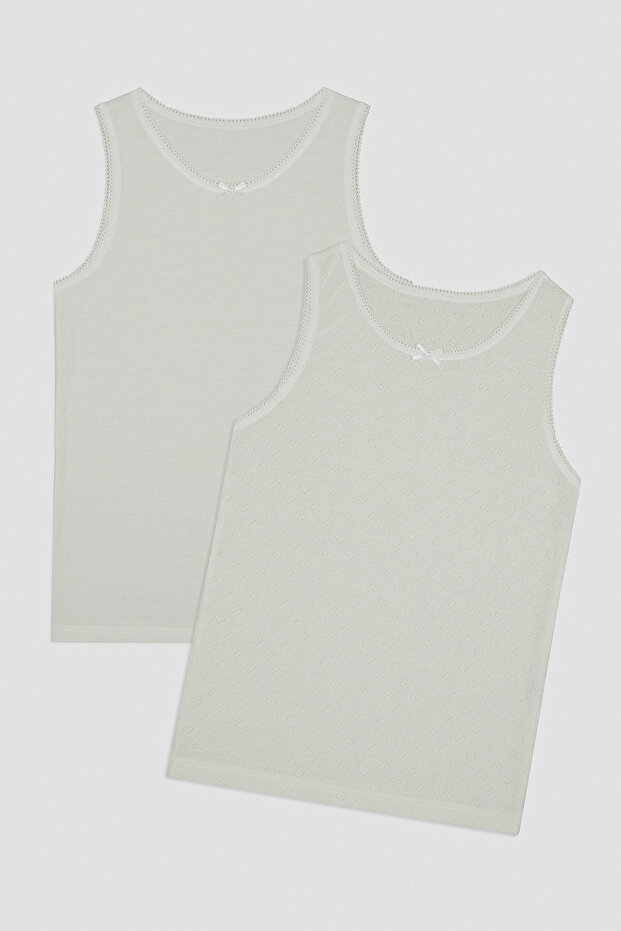 Girl's Basic Thermal 2-Piece Undershirt