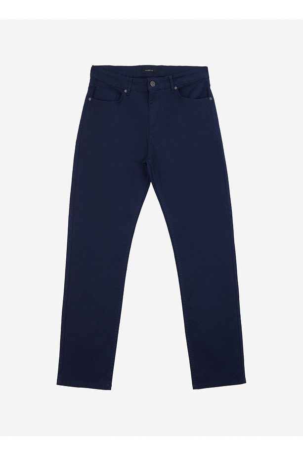 Normal Bel Normal Paça Lacivert Erkek Chino Pantolon F4WM-PNT 2439 - 1