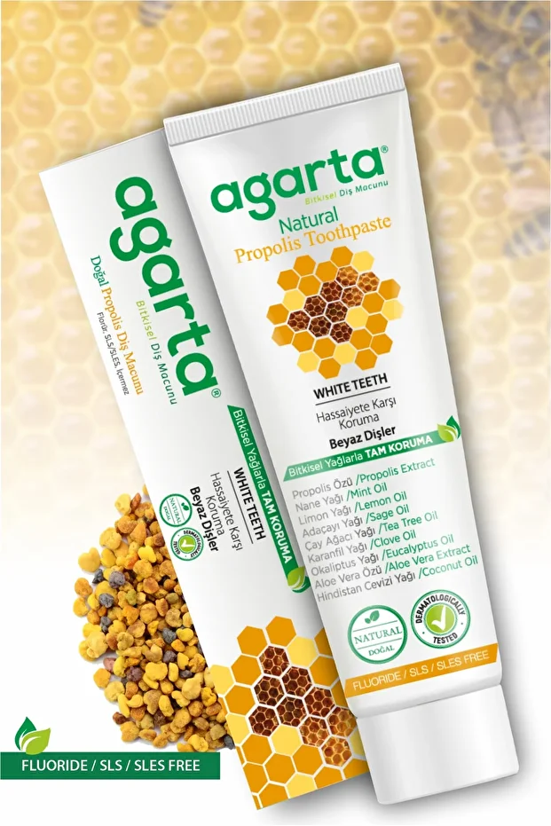 Fluoride-Free Toothpaste with Natural Propolis 100 ml - 3