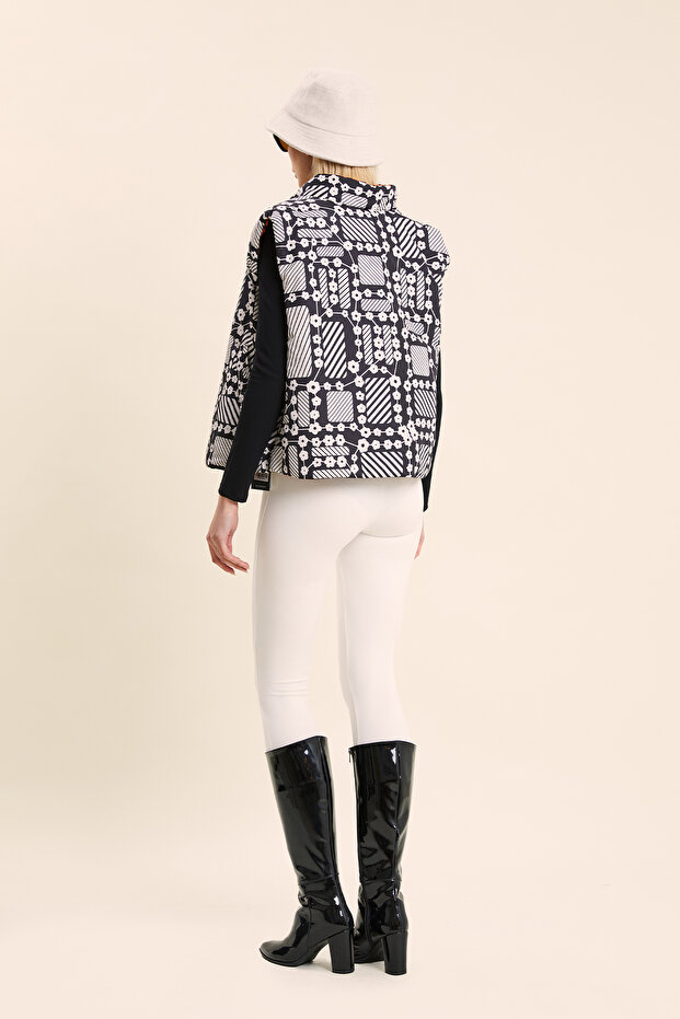 Çift Taraftlı Elyaf Yelek - 3