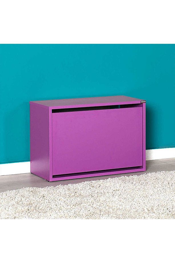 Step Oturaklı Ayakkabılık-mor 60x42x30 Cm (GXYXD) - 6