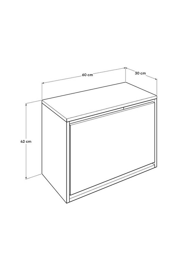 Step Oturaklı Ayakkabılık-mor 60x42x30 Cm (GXYXD) - 7