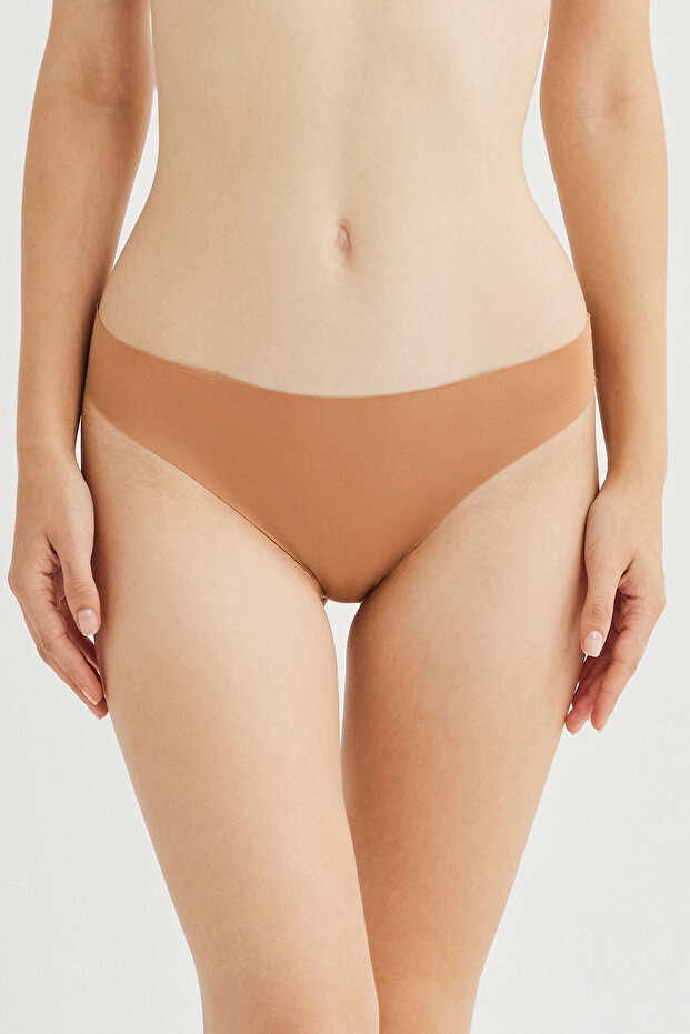 Brown Nude Colors Brazilian Panties