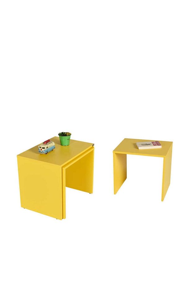 Trıple Zigon Sehpa Shp-103-hh-1 Sarı - 6