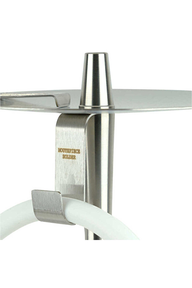 INFINITY NARGİLE - ŞEFFAF CAM-SILVER GÖVDE - 3