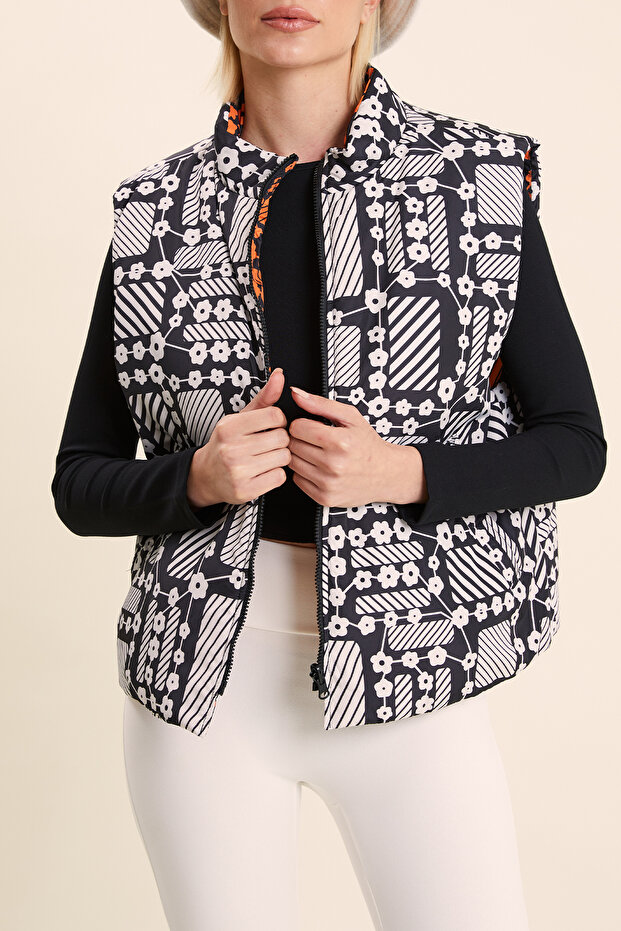 Çift Taraftlı Elyaf Yelek - 2