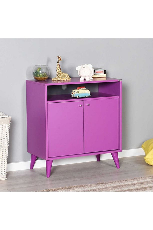 Adore London Çok Amaçlı Dolap Adr-220-uu-1 Mor - 6