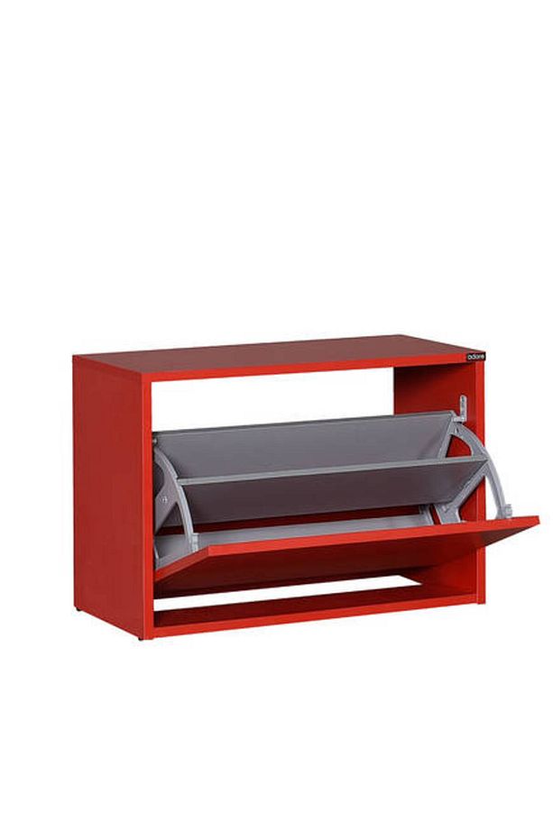 Step Oturaklı Ayakkabılık-kırmızı 60x42x30 Cm (gxyxd) - 8