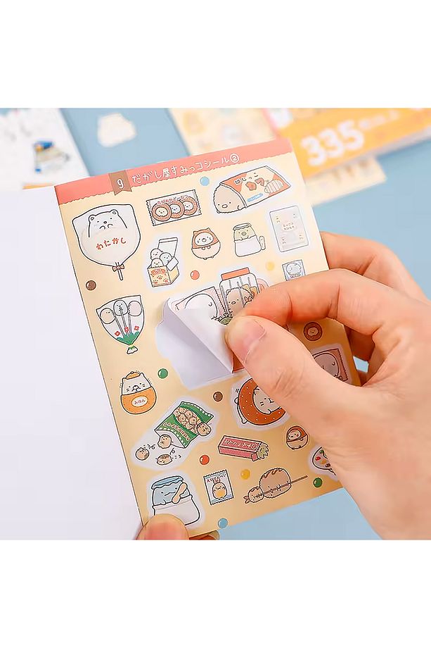 Sevimli Minikler Temalı 335 Adet Sticker Defteri • Bullet Journal (ggk-zi006) - 2