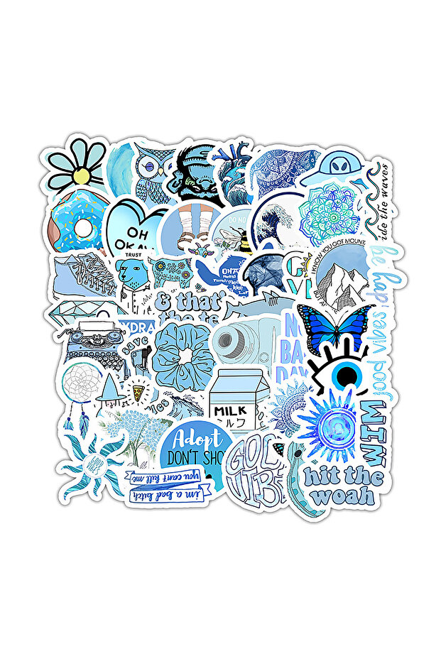 Mavi Vibes Sticker Seti (GGK-ZS005) - 1