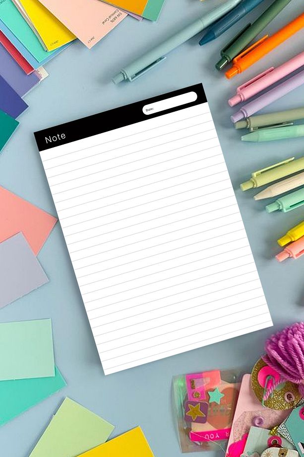 A5 Notepad Bloknot Defter 50 Yaprak - 3
