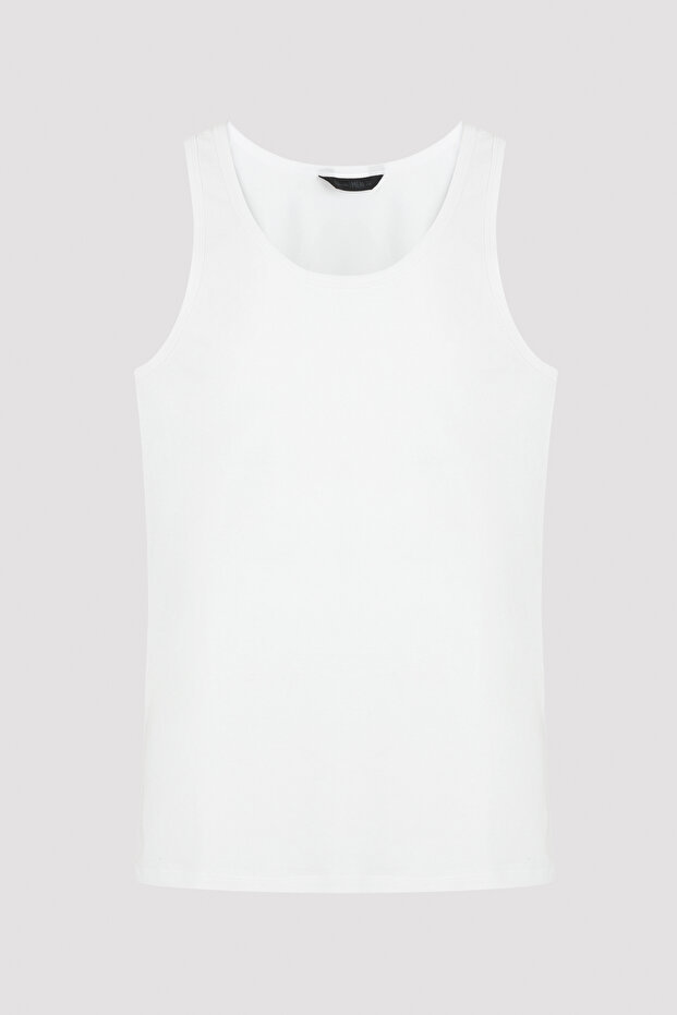 Beyaz Erkek 2'li Atlet - 2