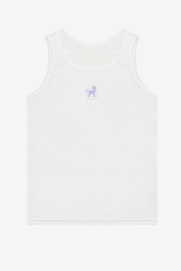 Kız Çocuk Dreamer Unicorn 2li Çok Renkli Atlet - 3