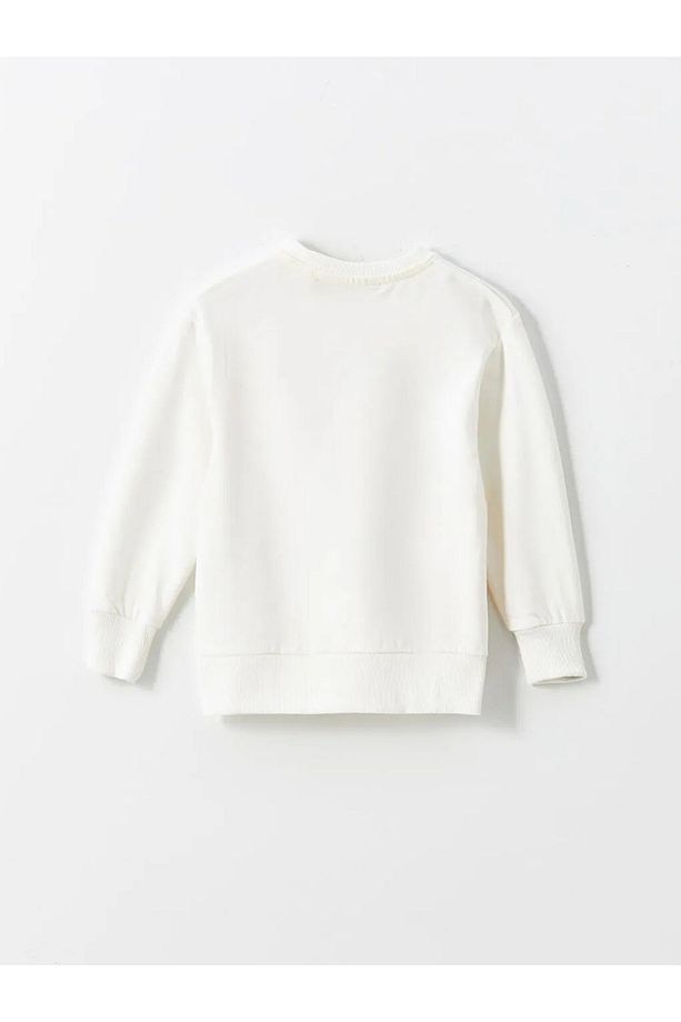 LCW baby Saks Mavi Bisiklet Yaka Erkek Bebek Sweatshirt 2'li - 3
