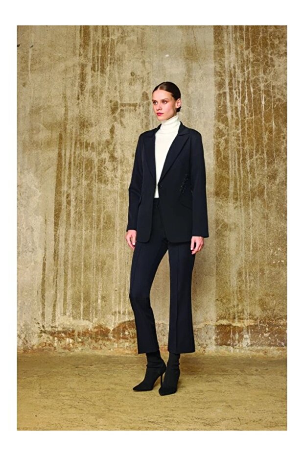 -BAĞCIK DETAYLI BLAZER - 1