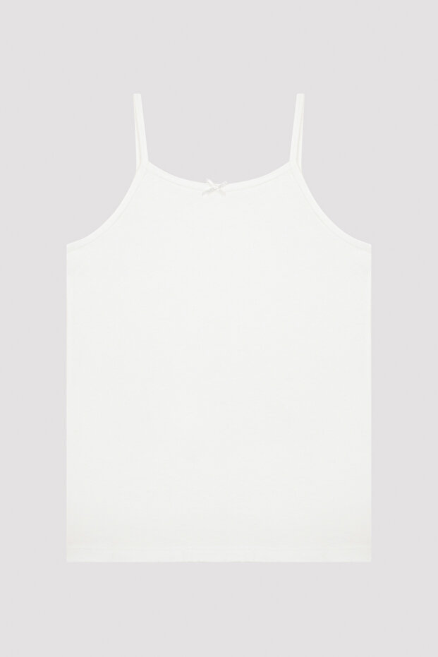 Kız Çocuk Organic Basic 2li Atlet - 3