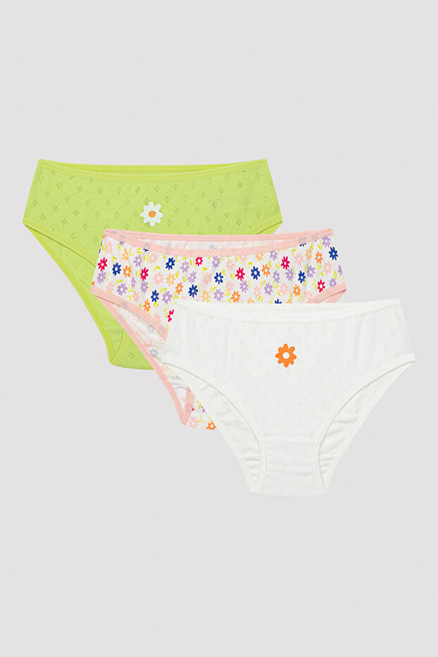 Girl's Happiness 3-Piece Slip Panties