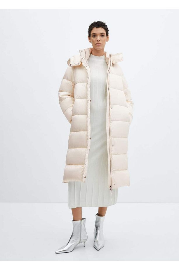Su geçirmez kapüşonlu kapitone anorak - 2