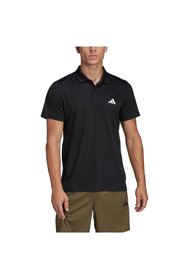 Essentials Erkek Siyah Polo Tişört (IB8103) - 3