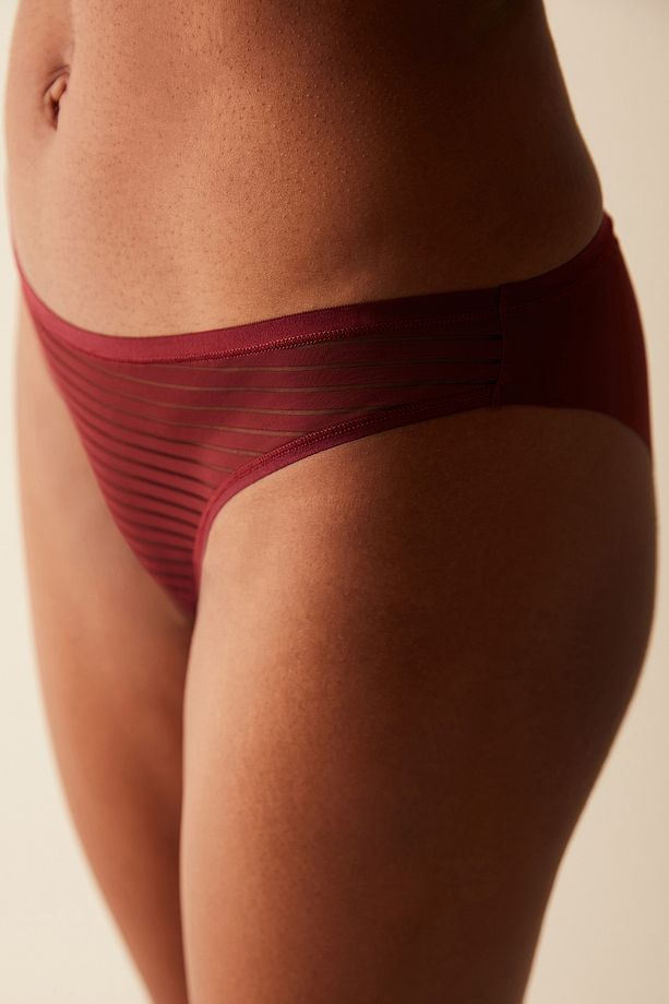 Essentials Slip Bordo Külot - 1