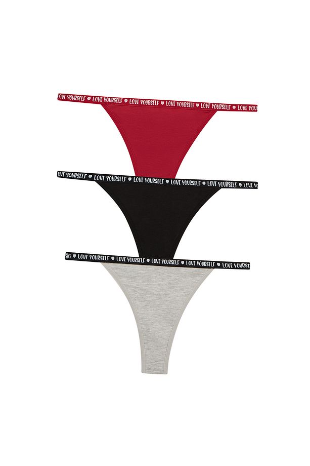 Love Yourself 3lü String Külot - 1