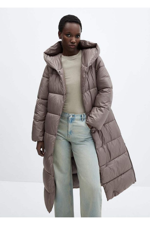 Kruvaze kapitone anorak - 1