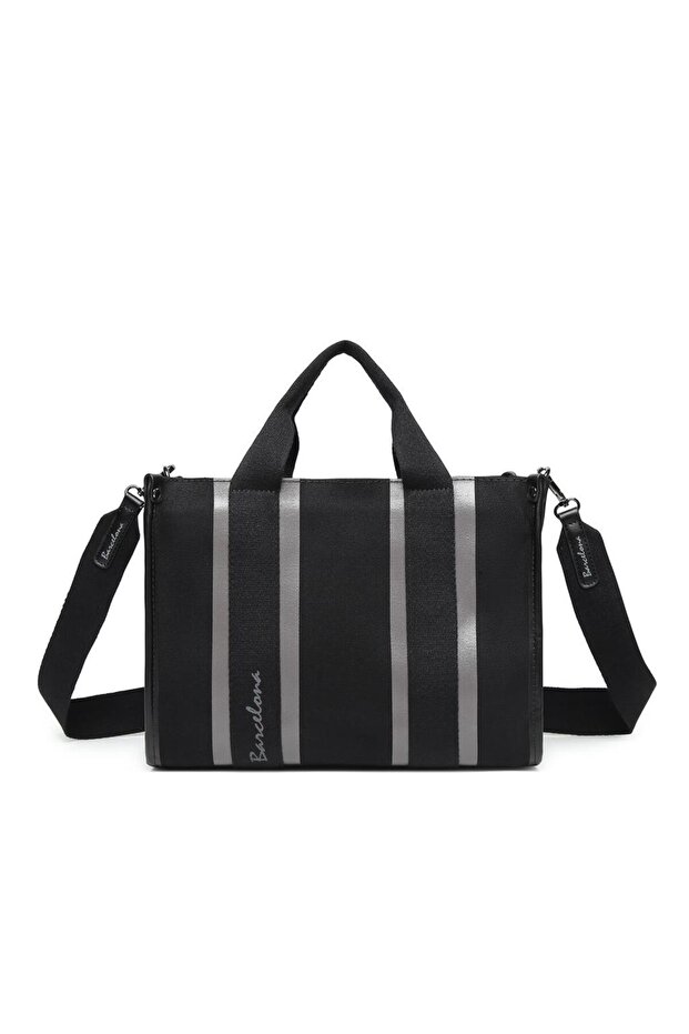 Barcelona Exclusive Canvas Fabric Women's Shoulder Bag 1311