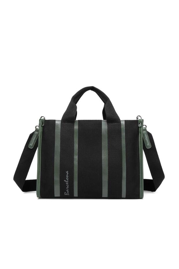 Barcelona Exclusive Canvas Fabric Women's Shoulder Bag 1311