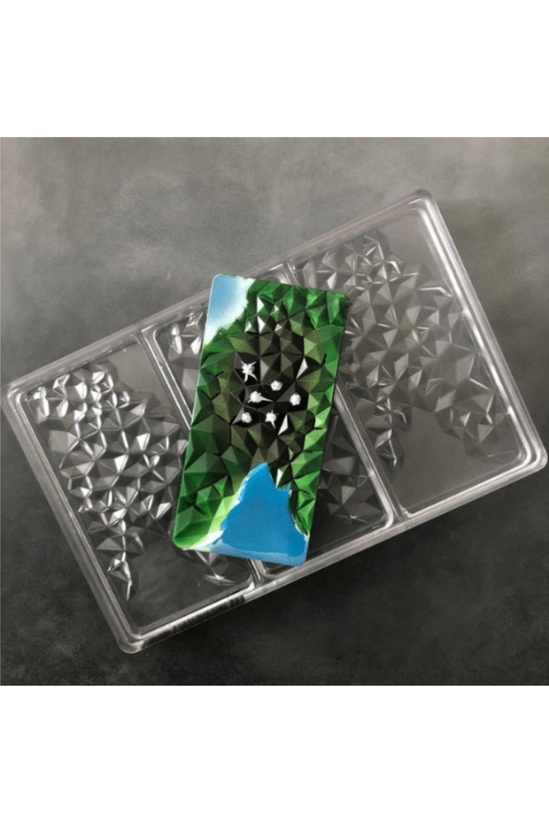 Polikarbon Tablet Çikolata Kalıbı 100 gr | Cm-3250 - 3