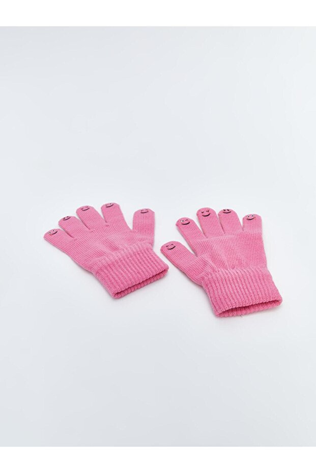 Lcw Accessories Printed Girl's Gloves (W4)
