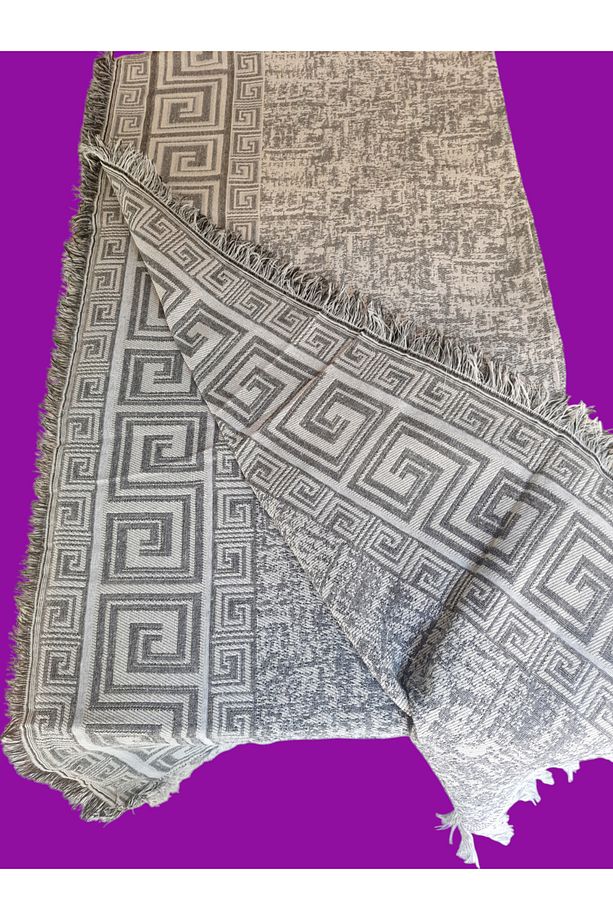 Pamuklu 2 Adet Koltuk Örtüsü, , Bursa Dokuma, 220x180 Çok Amaçlı Örtü, Pike, Divan Örtüsü - 3