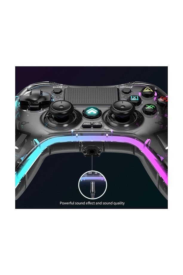 IOS ipad iphone Gamepad Oyun Kablosuz Gamepad Telefon/android/ıos/pc/ps4/tv Box Uyumlu Oyun Kolu RGB - 3