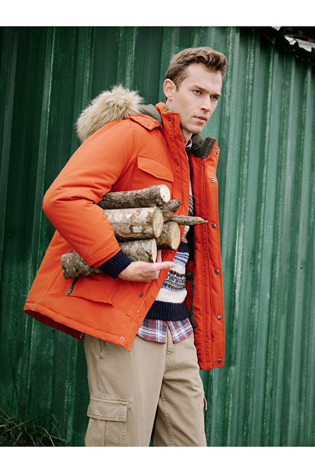 ÇIKARILABİLİR KAPÜŞONLU MONT - 6